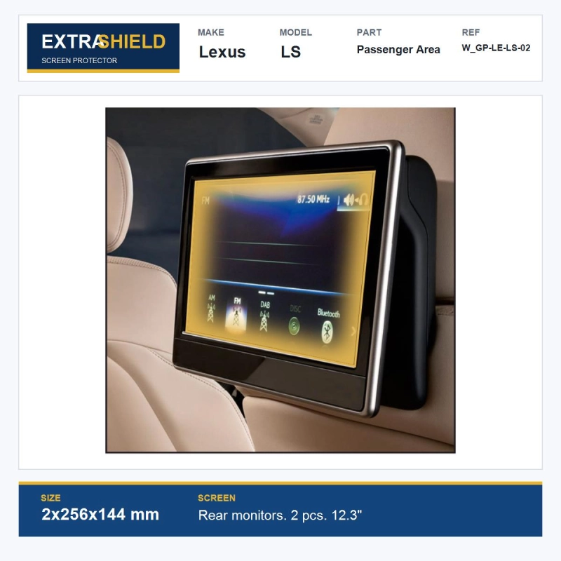 Lexus LS Passenger Area ExtraShield Screen Protector
