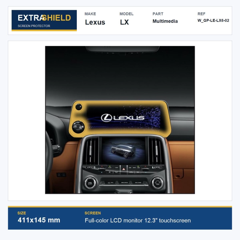Lexus LX Multimedia ExtraShield Screen Protector