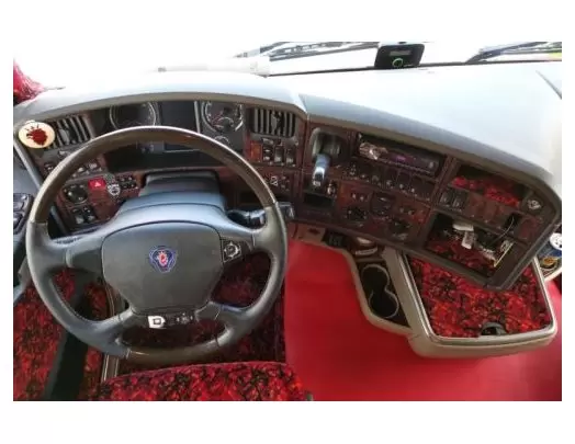 Scania R-Series R2 Reihe TopLine 2013 3D Kit Rivestimento Cruscotto all'interno del veicolo Cruscotti personalizzati 60-Decori