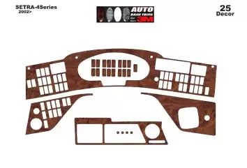 Setra 4-Series 01.2002 Kit Rivestimento Cruscotto all'interno del veicolo Cruscotti personalizzati 25-Decori