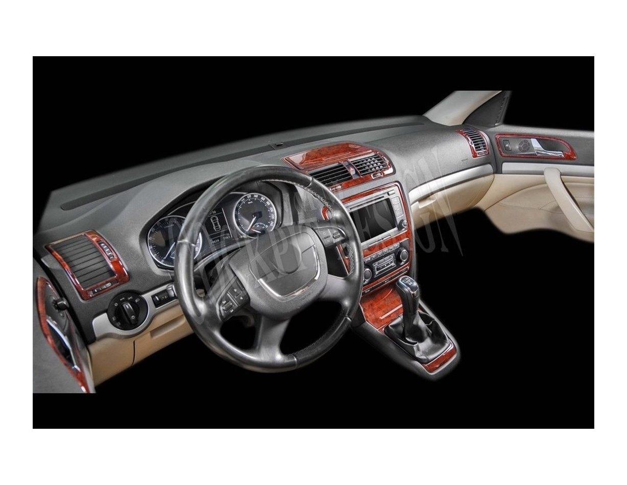 Skoda Octavia A5 1Z 09.2009 Kit Rivestimento Cruscotto all'interno del veicolo Cruscotti personalizzati 11-Decori Skoda Octavia A5 1Z 09.2009 Kit Rivestimento Cruscotto all'interno del veicolo Cruscotti personalizzati 11-Decori