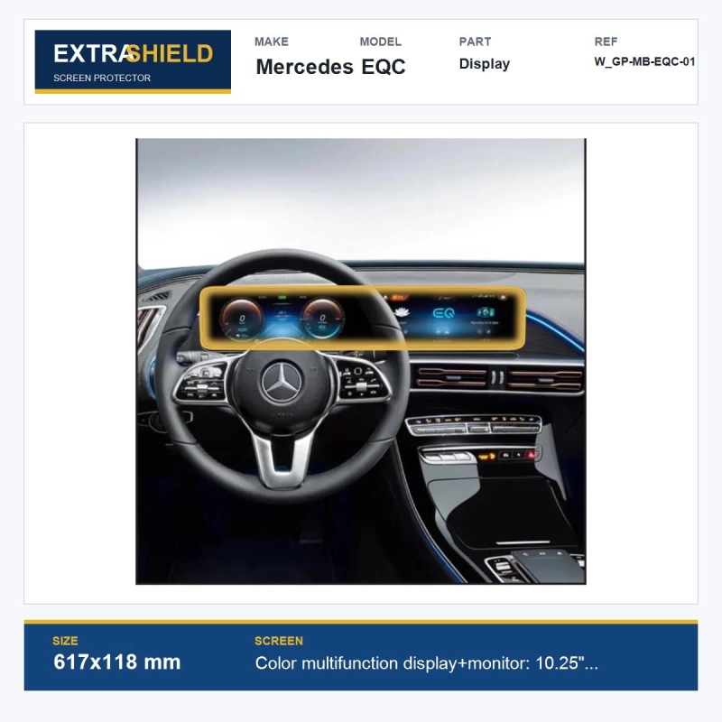Mercedes EQC Display ExtraShield Screen Protector