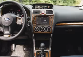 Subaru Impreza G5 2015-2018 Kit Rivestimento Cruscotto all'interno del veicolo Cruscotti personalizzati 26-Decori