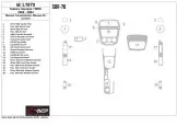 Subaru Impreza/WRX 2002-2004 Manual Gear Box, Manual Gearbox AC Control Mascherine sagomate per rivestimento cruscotti 