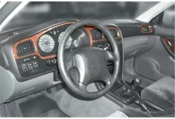 Subaru Legacy 04.99 - 12.04 Kit Rivestimento Cruscotto all'interno del veicolo Cruscotti personalizzati 10-Decori