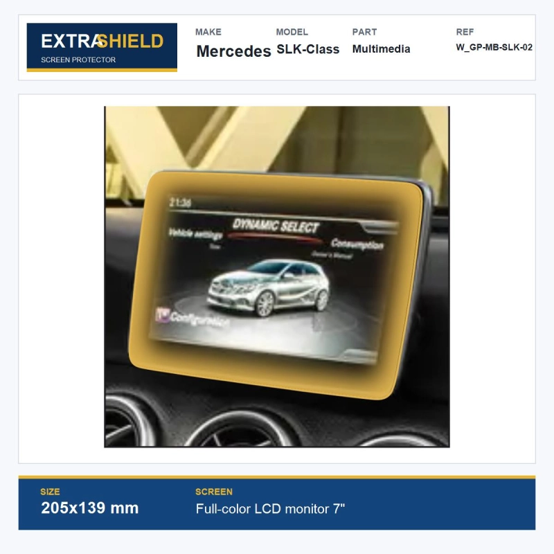Mercedes SLK-Class Multimedia ExtraShield Screen Protector