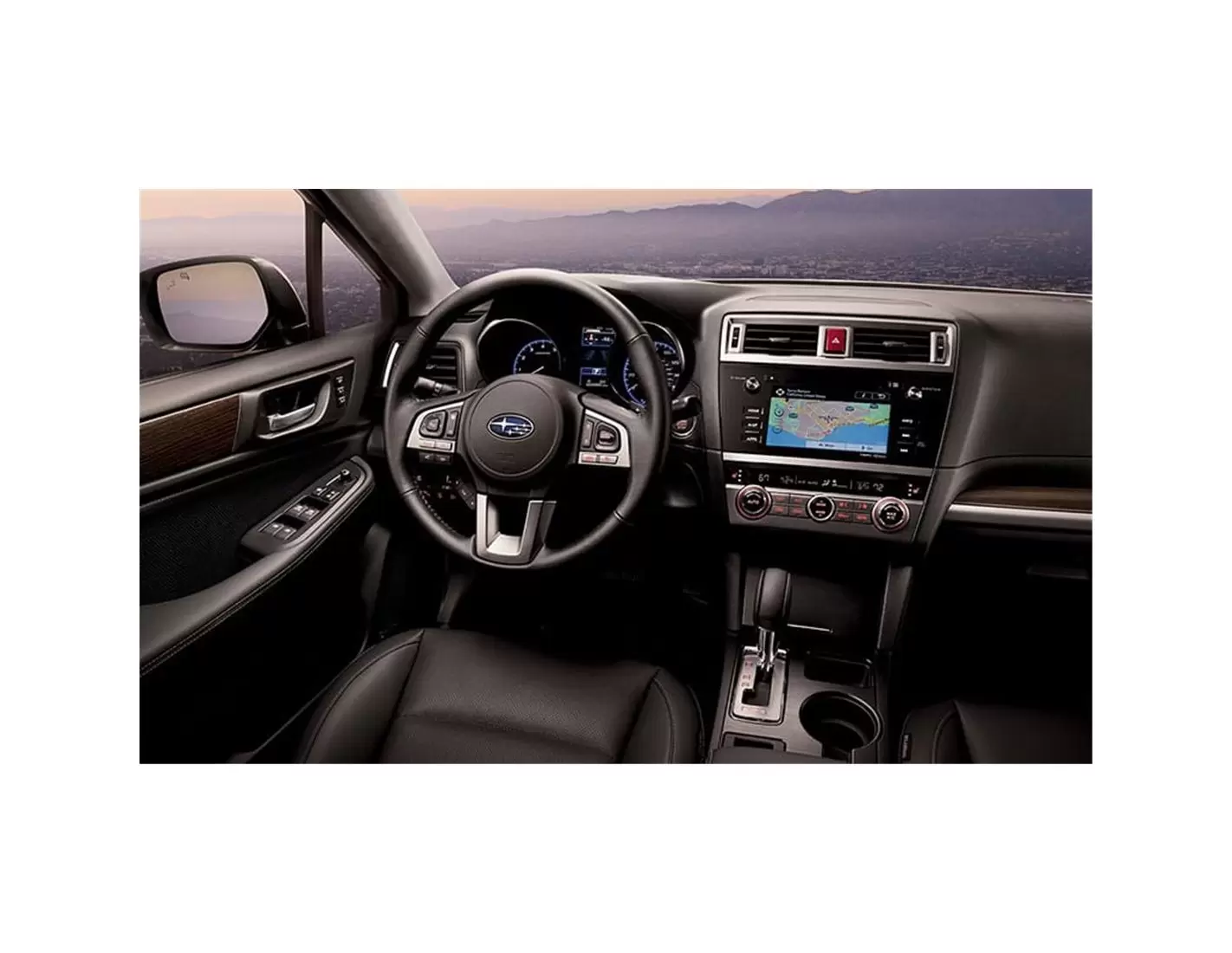 Subaru Legacy 2015-2017 Kit Rivestimento Cruscotto all'interno del veicolo Cruscotti personalizzati 37-Decori