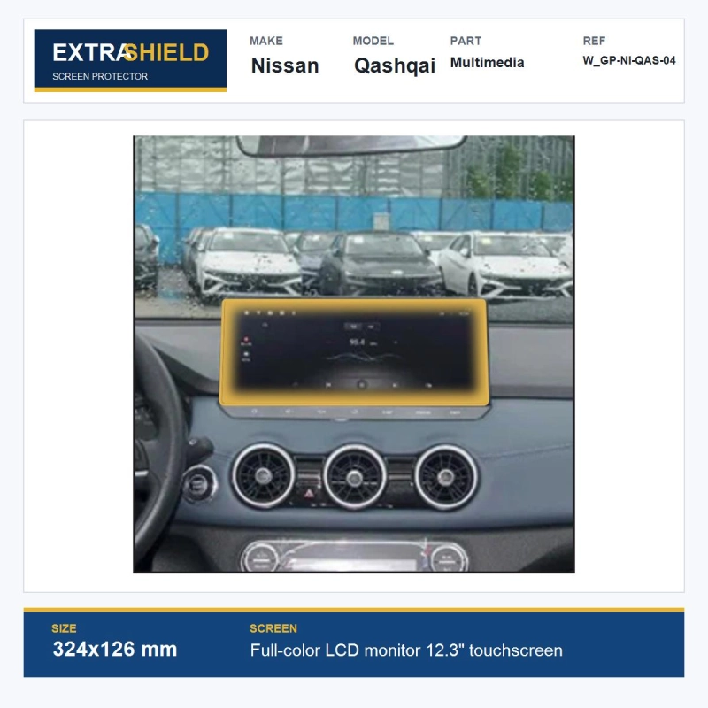 Nissan Qashqai Multimedia ExtraShield Screen Protector