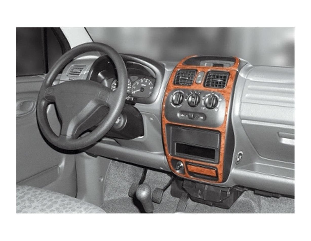 Suzuki Wagon R 10.00 - 12.02 Kit Rivestimento Cruscotto all'interno del veicolo Cruscotti personalizzati 3-Decori Suzuki Wagon R 10.00 - 12.02 Kit Rivestimento Cruscotto all'interno del veicolo Cruscotti personalizzati 3-Decori
