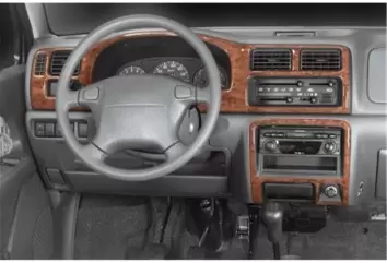 Suzuki Wagon R 10.97 - 09.00 Kit Rivestimento Cruscotto all'interno del veicolo Cruscotti personalizzati 4-Decori