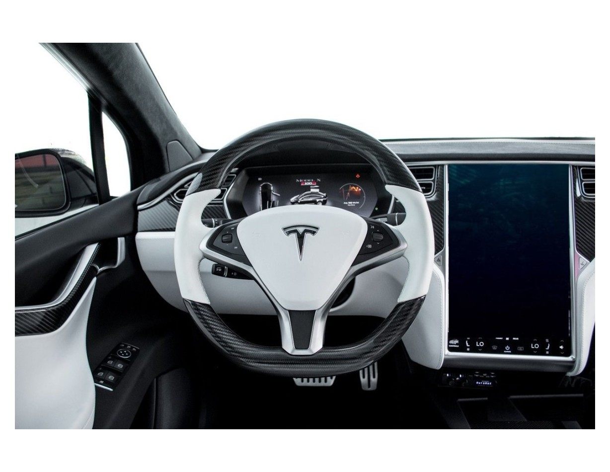 TESLA MODEL X 2016- Kit Rivestimento Cruscotto all'interno del veicolo Cruscotti personalizzati 26-Decori