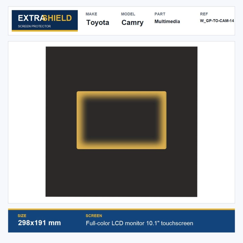 Toyota Camry Multimedia ExtraShield Screen Protector