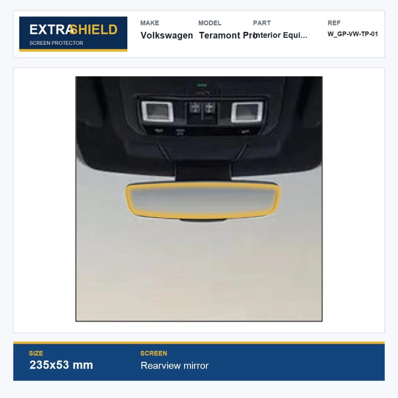 Volkswagen Teramont Pro Interior Equipment ExtraShield Screen Protector