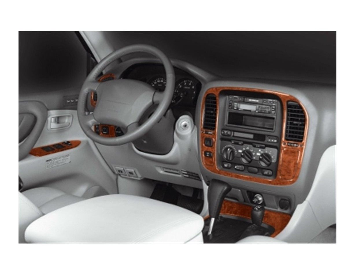 Toyota Landcruiser 05.98 - 12.03 Kit Rivestimento Cruscotto all'interno del veicolo Cruscotti personalizzati 16-Decori