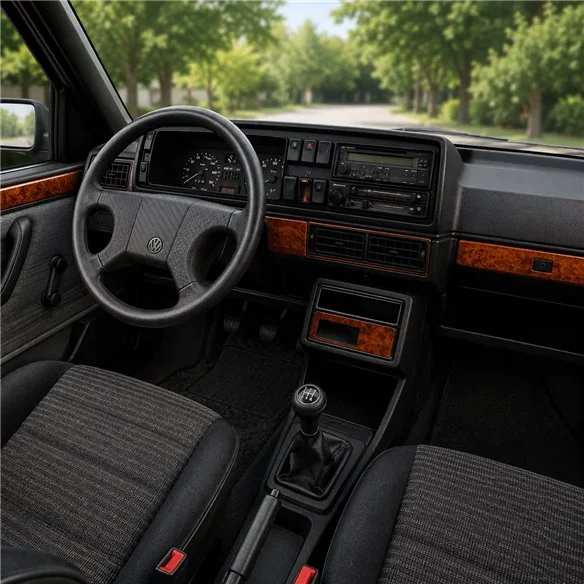 Volkswagen Golf II Jetta II 1985-1991 kit cruscotto 3D, 13 pezzi
