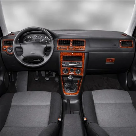Volkswagen Golf IV 1997-2003 kit cruscotto 3D, 19 pezzi