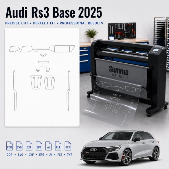 Dima di taglio interni Audi Rs3 Base 2025 per PPF e wrapping