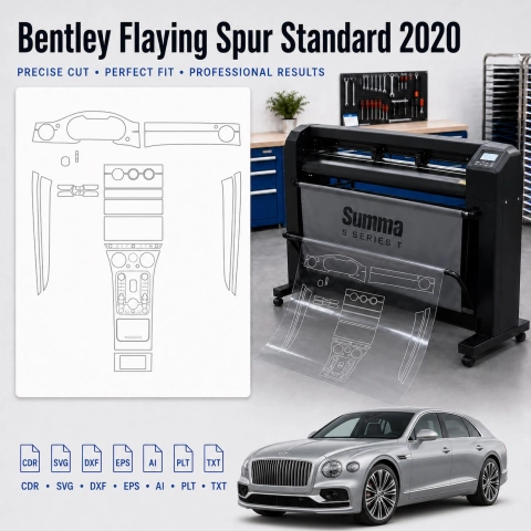 Dima di taglio interni Bentley Flaying Spur Standard 2020 per PPF e wrapping