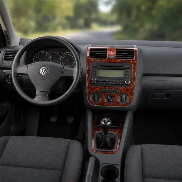 Volkswagen Golf V Jetta 2003-2008 kit cruscotto 3D, 3 pezzi