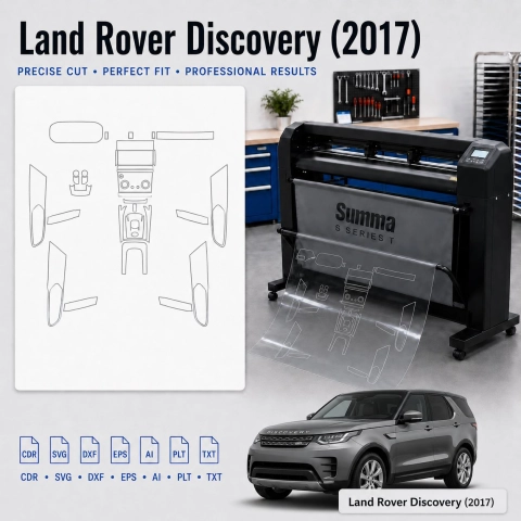 Dima di taglio interni Land Rover Discovery 2017 per PPF e wrapping
