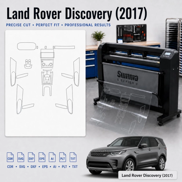 Dima di taglio interni Land Rover Discovery 2017 per PPF e wrapping