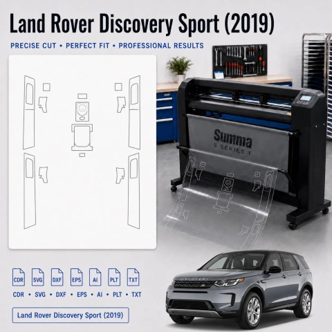 Dima di taglio interni Land Rover Discovery Sport 2019 per PPF e wrapping