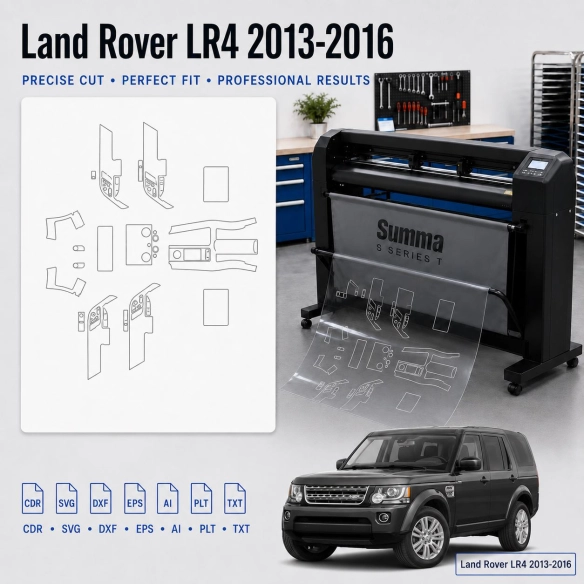 Dima di taglio interni Land Rover Lr4 2013 2016 per PPF e wrapping