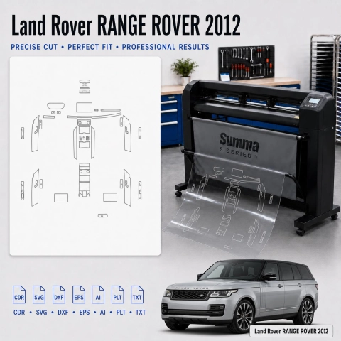 Dima di taglio interni Land Rover Range Rover 2012 per PPF e wrapping