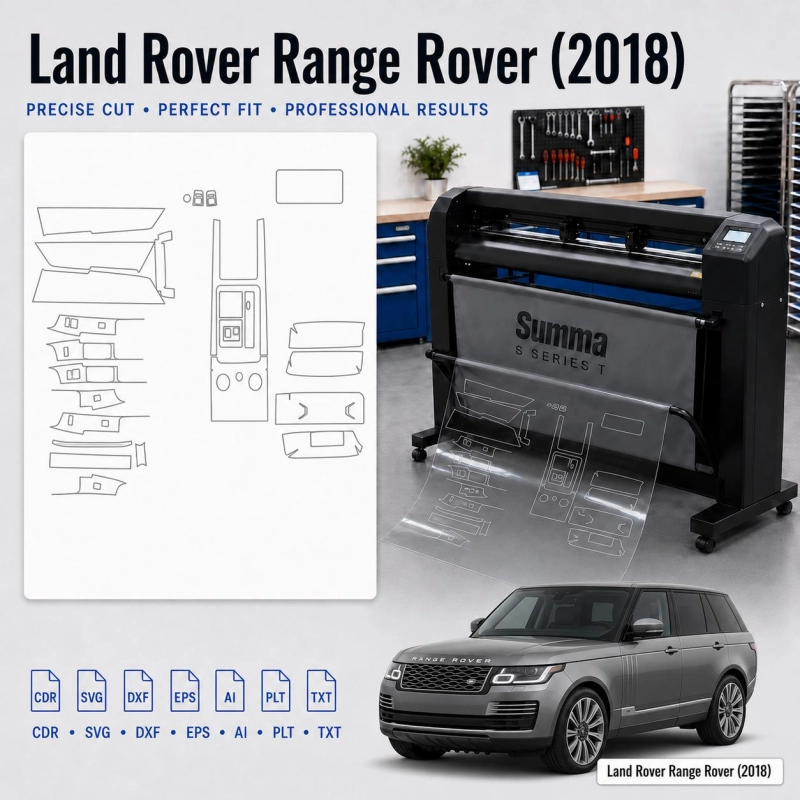 Dima di taglio interni Land Rover Range Rover 2018 per PPF e wrapping