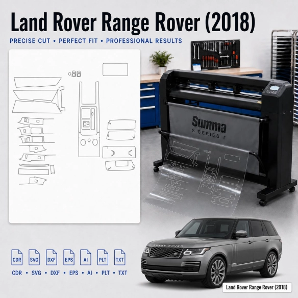 Dima di taglio interni Land Rover Range Rover 2018 per PPF e wrapping