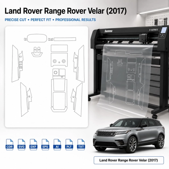 Dima di taglio interni Land Rover Range Rover Velar 2017 per PPF e wrapping