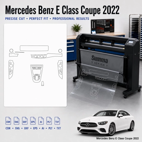 Dima di taglio interni Mercedes Benz Cla 2022 per PPF e wrapping
