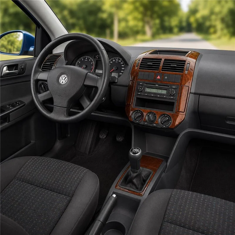 Volkswagen Polo 9N 2001-2005 kit cruscotto 3D, 14 pezzi