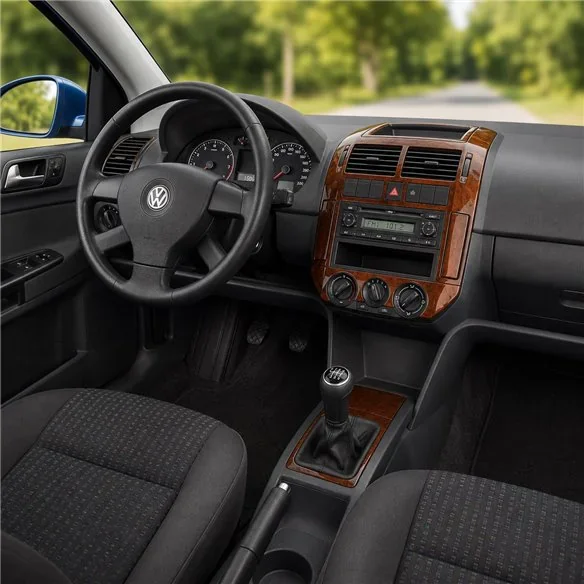 Volkswagen Polo 9N 2001-2005 kit cruscotto 3D, 14 pezzi