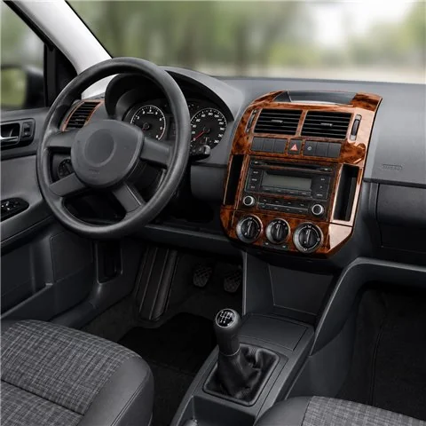 Volkswagen Polo 9N3 2005-2009 kit cruscotto 3D, 15 pezzi