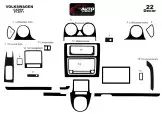 Volkswagen Caddy Full Set 01.2011 Mascherine sagomate per rivestimento cruscotti 21-Decori