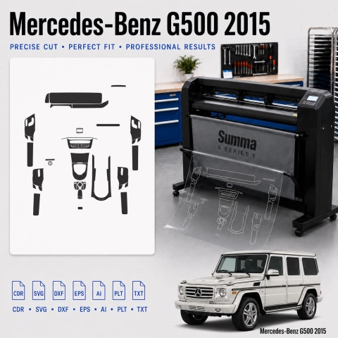 Dima di taglio interni Mercedes Benz G Class 2018 per PPF e wrapping
