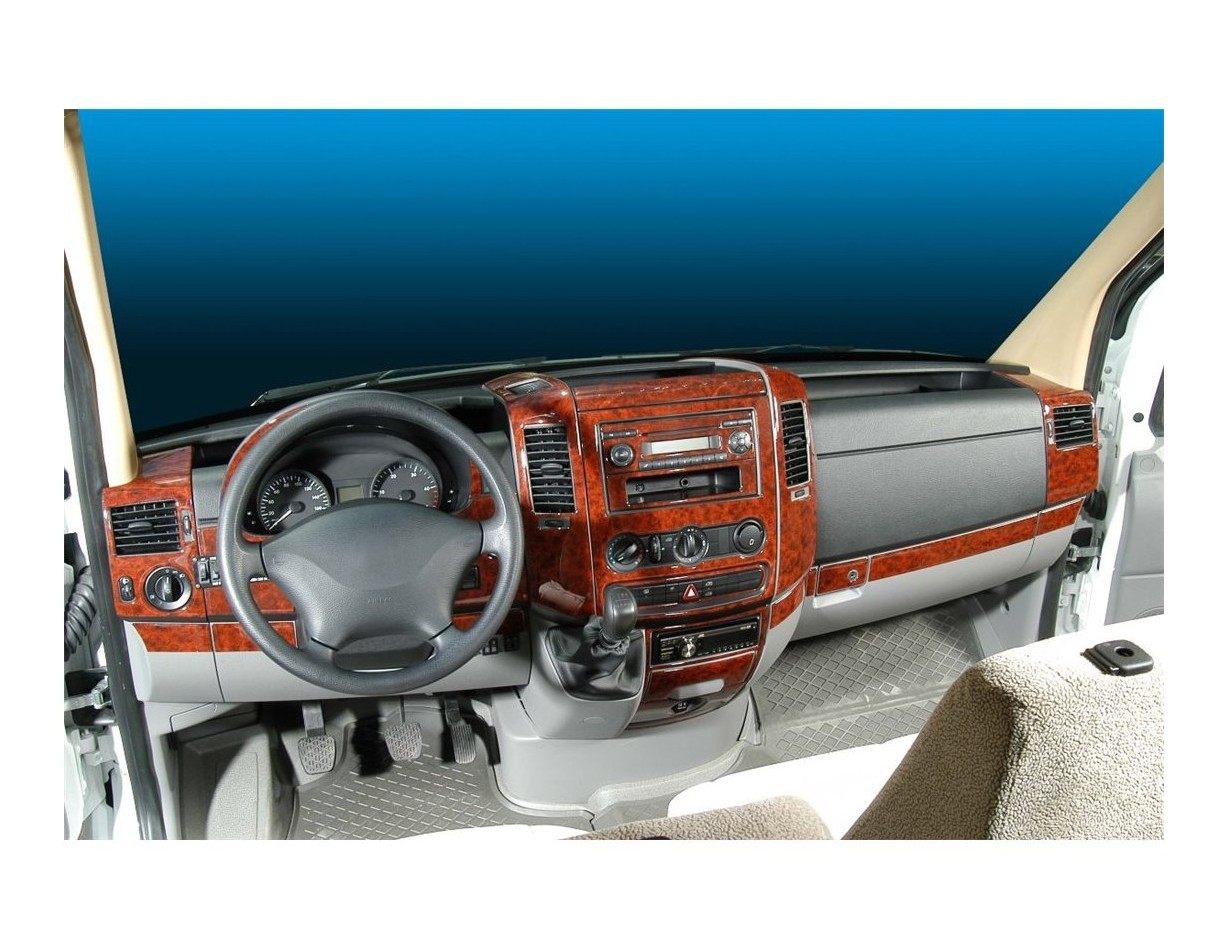 Volkswagen Crafter 04.2006 Kit Rivestimento Cruscotto all'interno del veicolo Cruscotti personalizzati 40-Decori