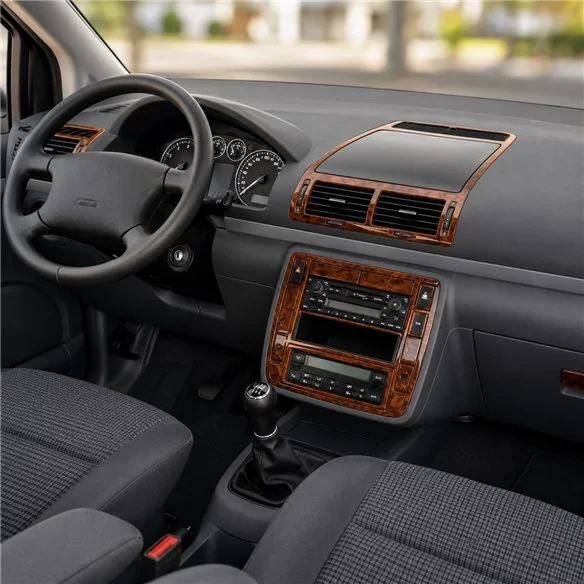 Volkswagen Sharan 2000-2009 kit cruscotto 3D, 24 pezzi