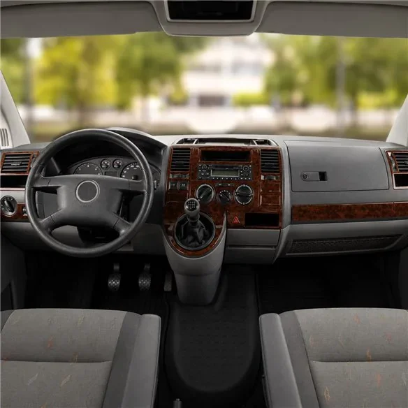 Volkswagen Transporter T5 2003-2009 kit cruscotto 3D, 29 pezzi