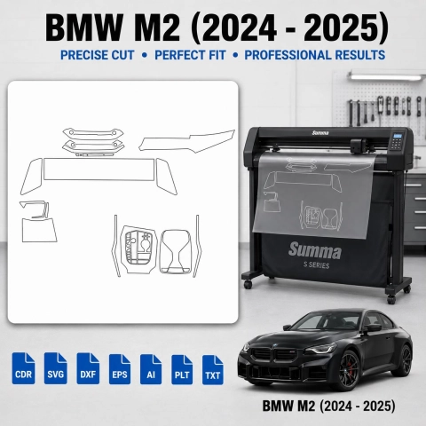 Dima di taglio interni BMW M2 2024 2025 per PPF e wrapping