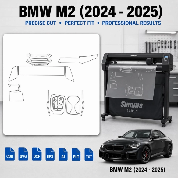 Dima di taglio interni BMW M2 2024 2025 per PPF e wrapping