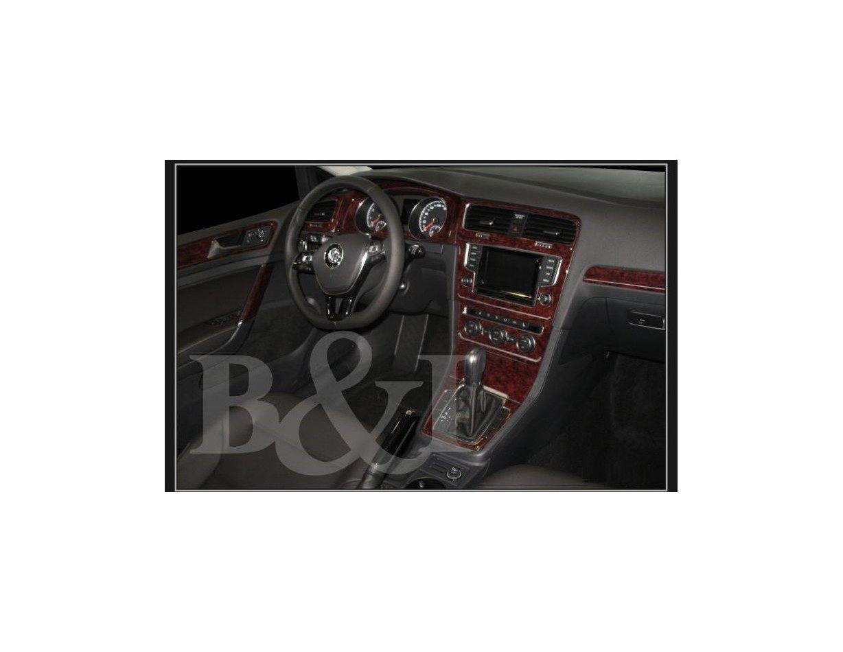 Volkswagen Golf VII AU 2012–2021 Kit Rivestimento Cruscotto all'interno del veicolo Cruscotti personalizzati 41-Decori