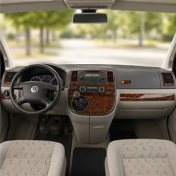 Volkswagen Multivan 2003-2010 kit cruscotto 3D, 26 pezzi