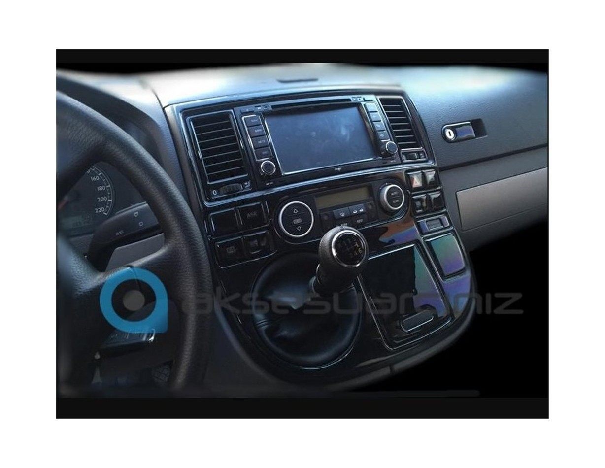 Volkswagen Multivan T5 08.03 - 08.09 Kit Rivestimento Cruscotto all'interno del veicolo Cruscotti personalizzati 22-Decori