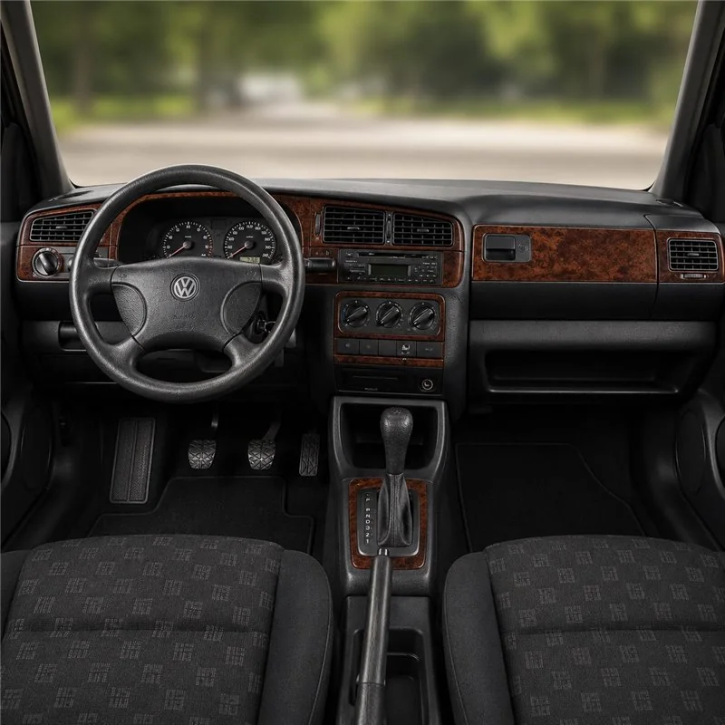Volkswagen Golf 1994-1998 cambio automatico kit cruscotto 3D, 18 pezzi
