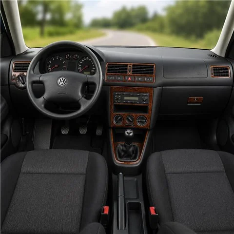 Volkswagen Golf 1999-2004 4 Doors, cambio manuale kit cruscotto 3D