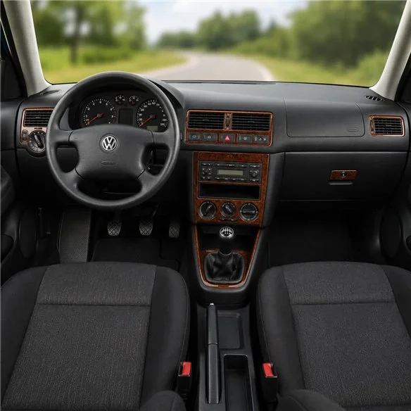 Volkswagen Golf 1999-2004 4 Doors, cambio manuale kit cruscotto 3D