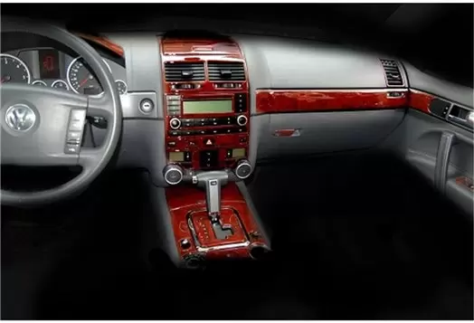 Volkswagen Toureg 09.2010 Exkluzívne Samolepící Dekor Palubnej Dosky 24-Dielny Volkswagen Toureg 09.2010 Exkluzívne Samolepící Dekor Palubnej Dosky 24-Dielny