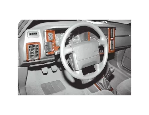 Volvo 440 - 460 08.88 - 08.93 Kit Rivestimento Cruscotto all'interno del veicolo Cruscotti personalizzati 15-Decori